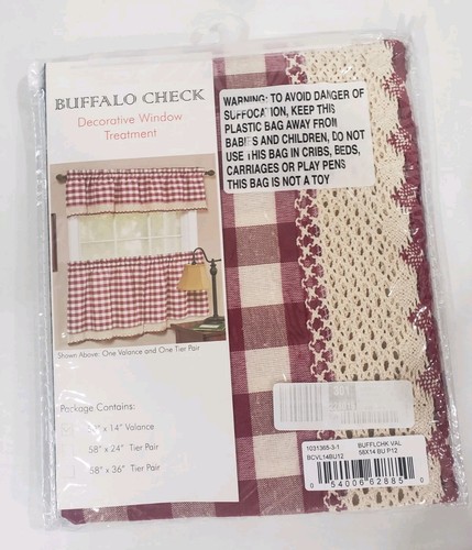 Buffalo check burgundy - check,